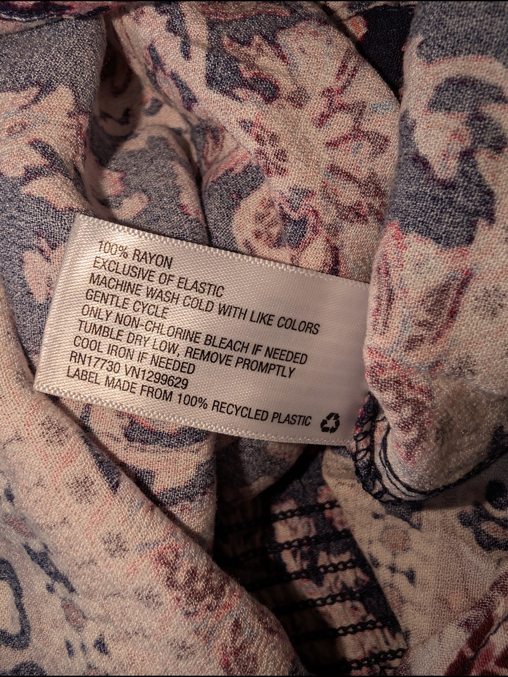 Knox Rose Floral Button Down Top Women's Size L - Picture 2 of 6